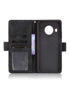 Generic For Nokia X10 / X20 Skin Feel Calf Pattern Horizontal Flip Leather Case with Holder & Card Slots & Photo Frame(Black)  - Image 4