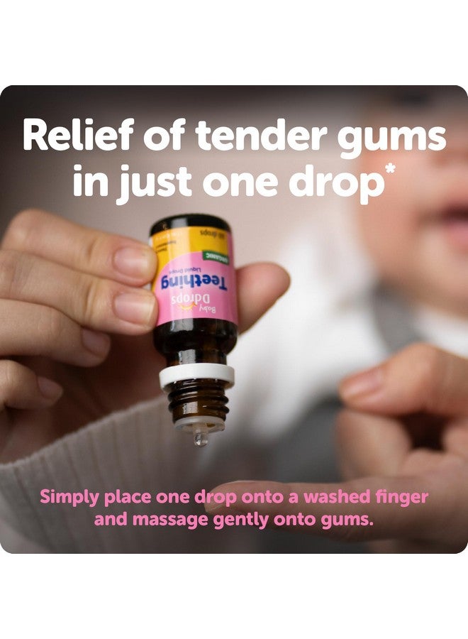 Ddrops Baby Organic Teething Relief Liquid, Calms and Soothes Baby's Tender Gums Naturally, Easy-to-Use Drop Format, 3 Months +, 60 Drops - Image 4