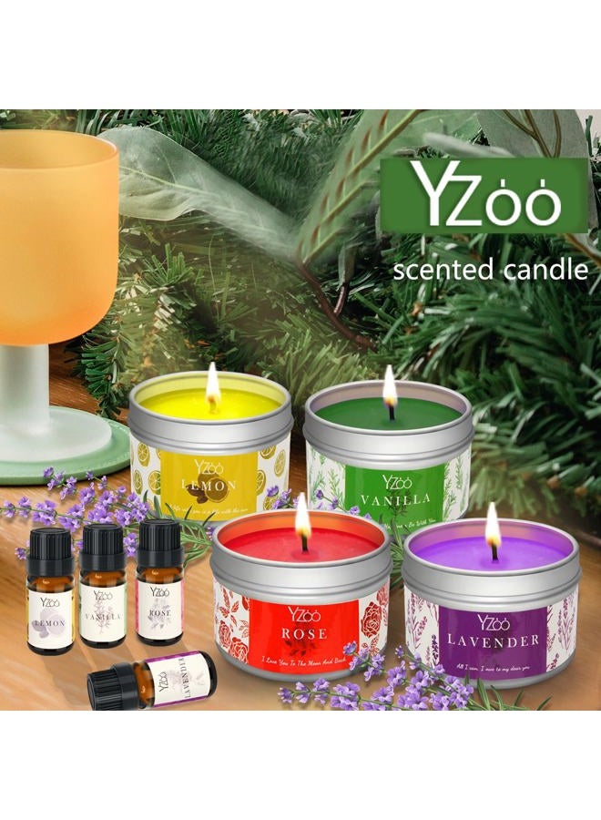 Yzoo Complete Candle Making Kit for Adults - DIY Candle Supplies with Soy Wax, Wax Melter, Scents, Dyes, Wicks & More - Arts & Crafts Kits - Image 2
