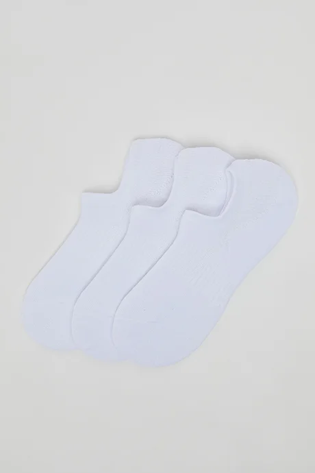 أر أند بي 3 Pack Solid Ankle Socks