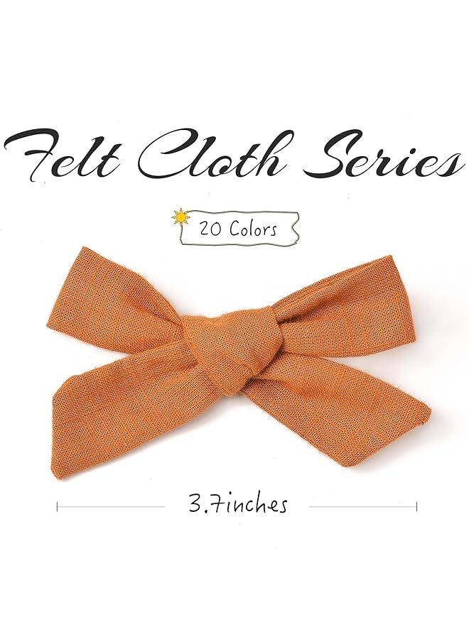 Prohouse 40 Pcs Baby Girl Hair Clips 40 Pieces Feminine Bow Hair Barrettes Accessory For Babies Toddlers Girls - Image 2