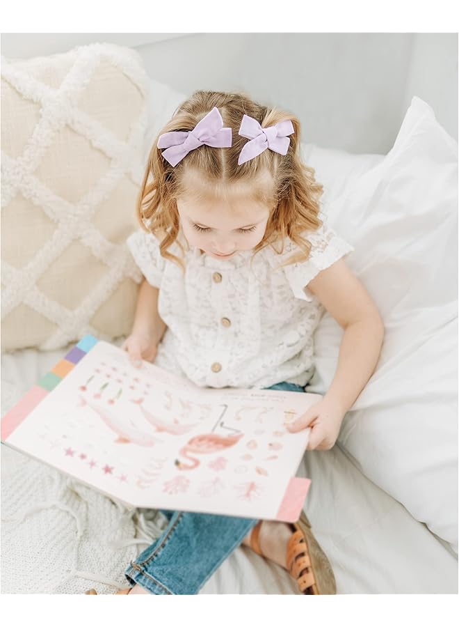 Prohouse 40 Pcs Baby Girl Hair Clips 40 Pieces Feminine Bow Hair Barrettes Accessory For Babies Toddlers Girls - Image 4