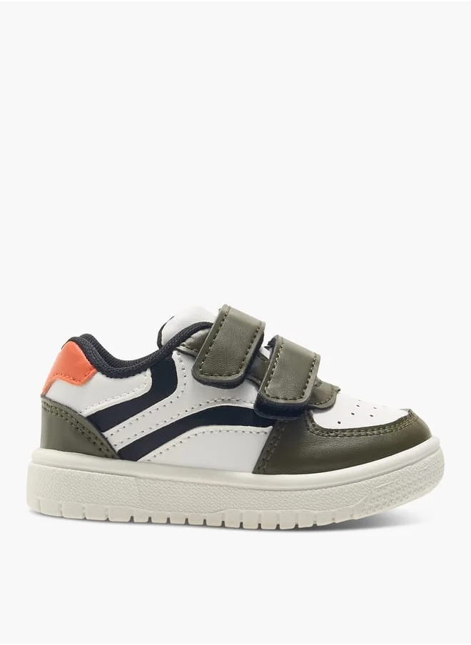 LBL by Shoexpress Boys Panelled Sneakers With Hook And Loop Closure