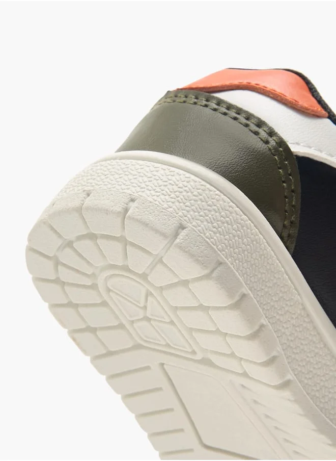 LBL by Shoexpress Boys Panelled Sneakers With Hook And Loop Closure