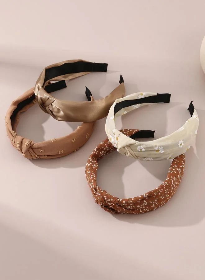 Take Two Multi Set of 4 - Twist Headband for Women | Best Price UAE
