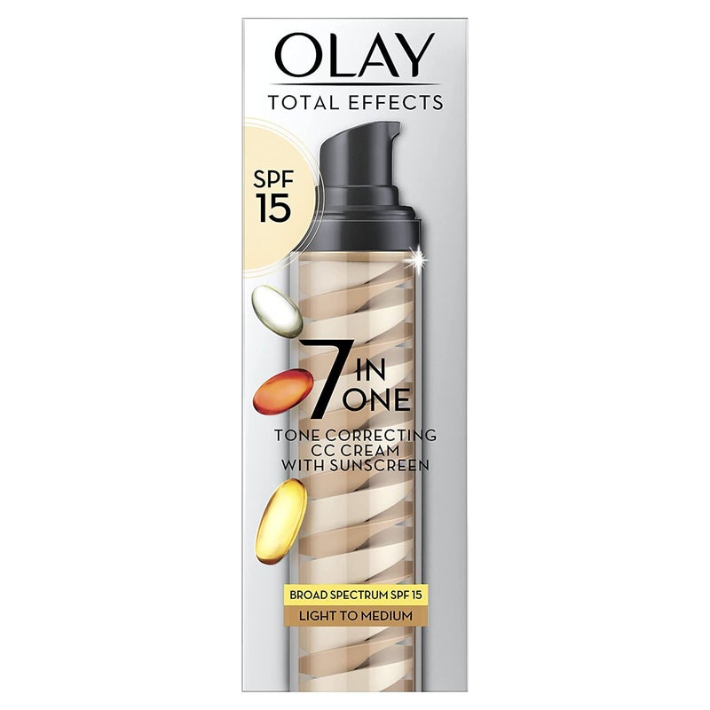 Olay Total Effects 7-in-1 Tone Correcting Facial Moisturizer by Olay, 1.7 oz | Light to Medium - Image 1