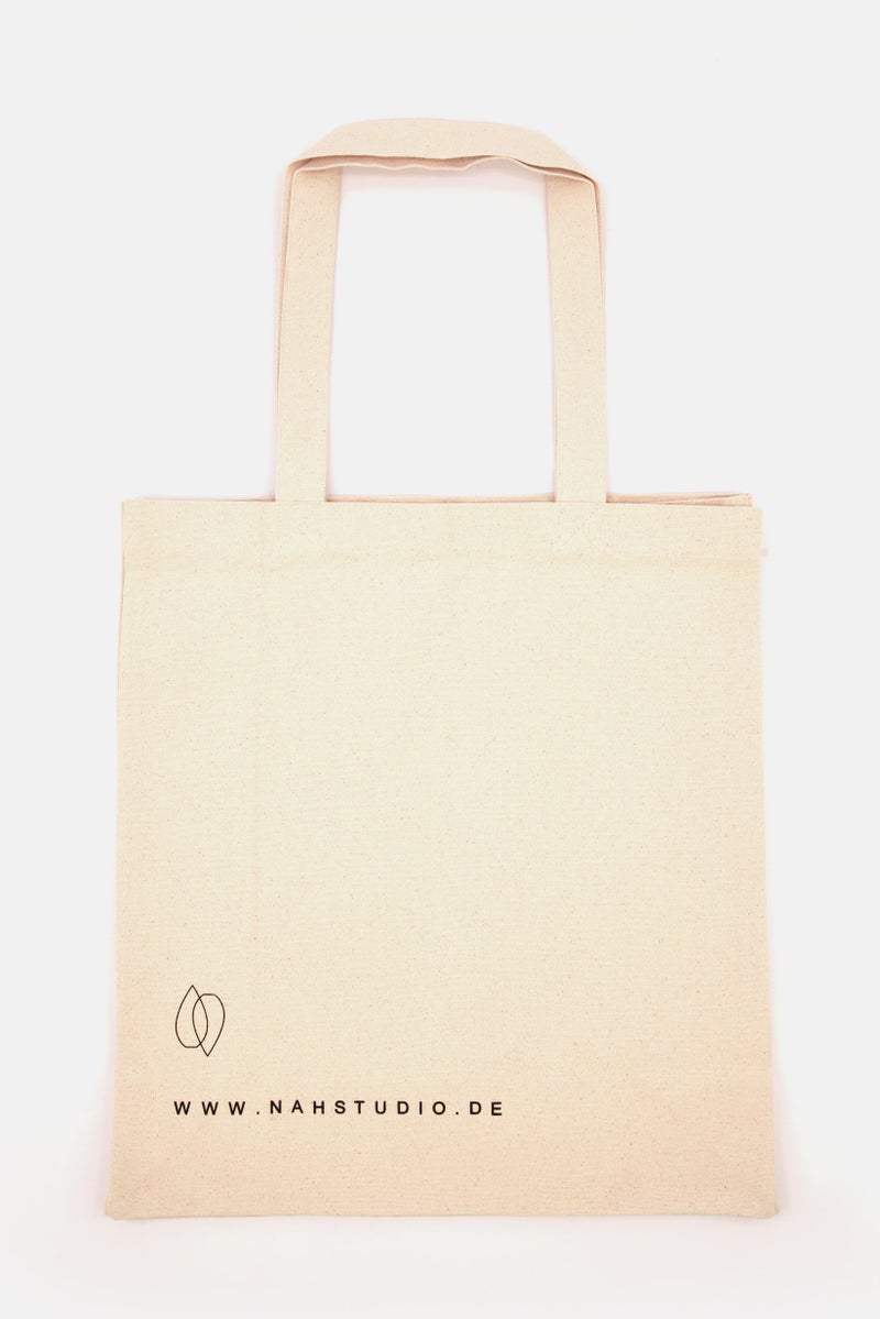 Tchibo Women Shopping Bag 40 L x 45 H x 17 W cm, Beige - Image 2