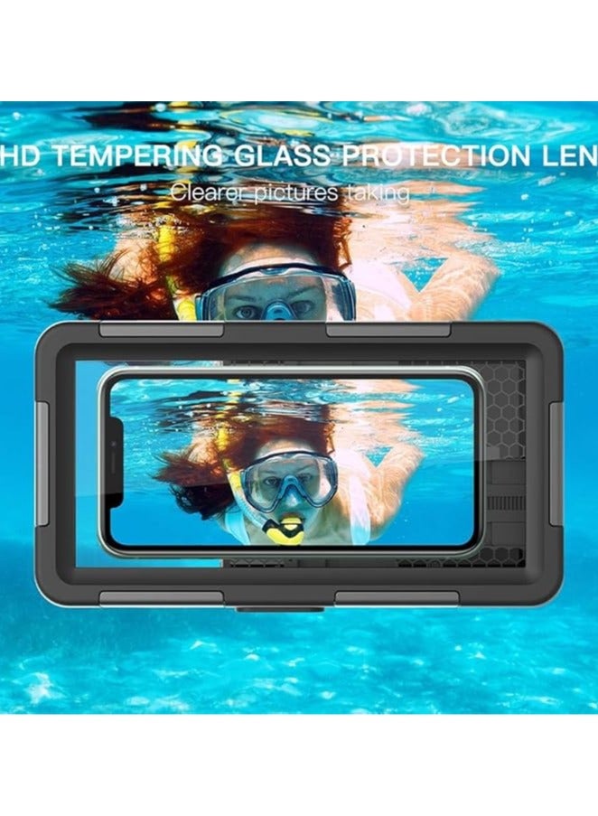 IP68 Waterproof Case for IPhone 16/Plus/Pro/Pro Max,Universal Diving Underwater Phone Case,Sealed Underwater Photography Protective Cover Suitable for Swimming u0026 Snorkeling