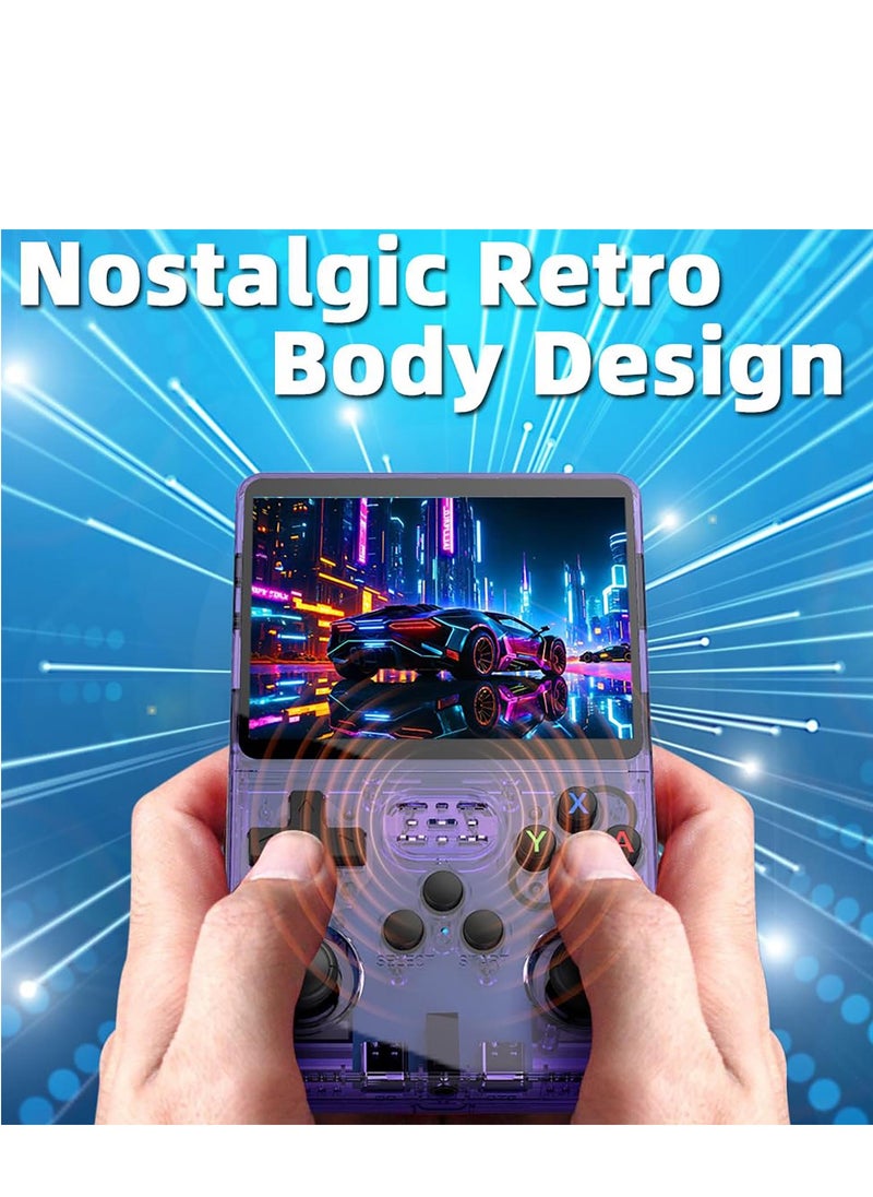 B NEW - R36S Retro Handheld Game Console, 3.5 inch HD Display, Dual 3D Joysticks, 11 Emulator, 64GB Include 15000 Games - Image 1
