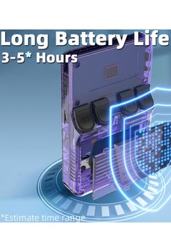 بينو جهاز ألعاب محمول R36S بتصميم كلاسيكي، شاشة عالية الدقة 3.5 بوصة، ذراعي تحكم ثلاثي الأبعاد، 11 محاكيًا، سعة تخزين 64 جيجابايت، يحتوي على 15000 لعبة.  - Image 5