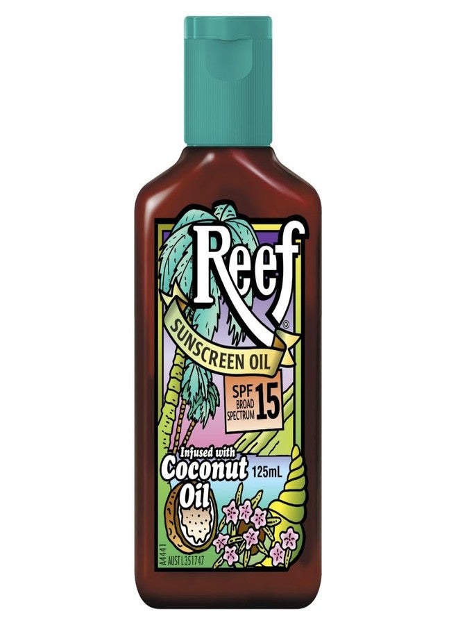 Reef Dark Sun Tan Oil Coconut 125ml (SPF15) - Image 1