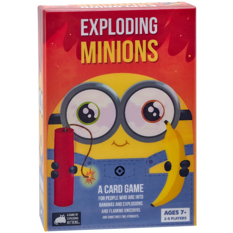 Exploding Kittens Exploding Minions by Exploding Kittens - 2-5 Players - Ages 7+ - 15 Minutes to Play - Minions Themed High Stakes Card Game - Party Game, Ideal for Family Night, Kid and Adult - Image 1