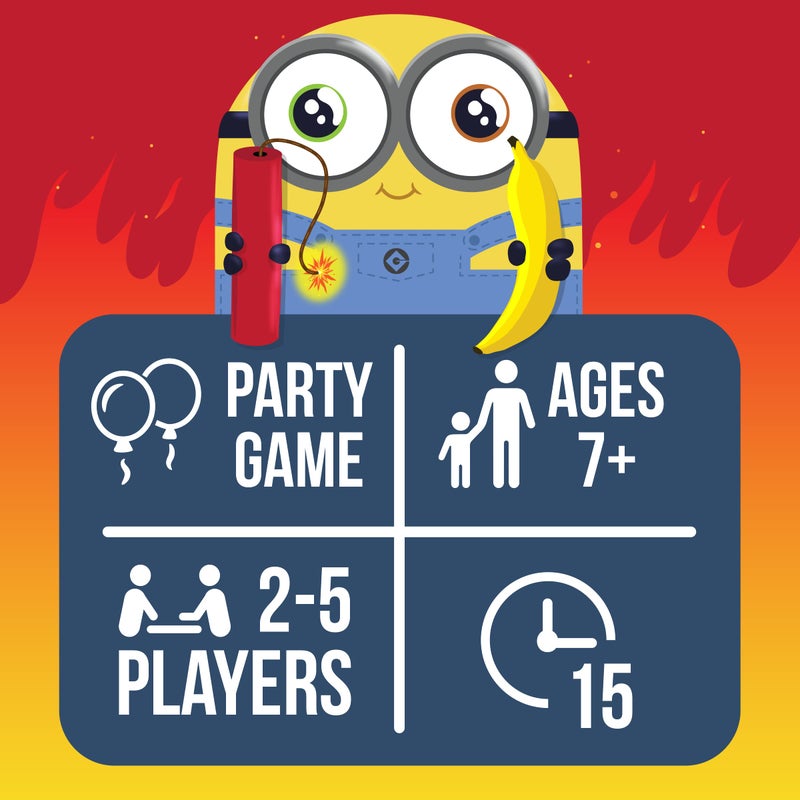 Exploding Kittens Exploding Minions by Exploding Kittens - 2-5 Players - Ages 7+ - 15 Minutes to Play - Minions Themed High Stakes Card Game - Party Game, Ideal for Family Night, Kid and Adult - Image 2