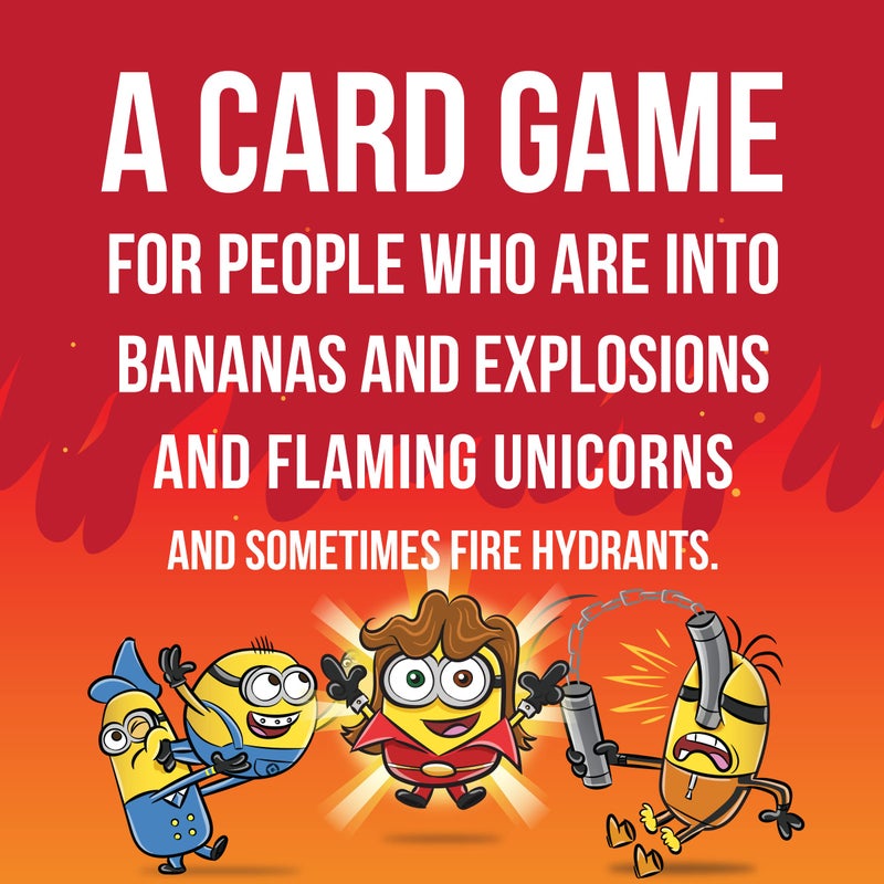 Exploding Kittens Exploding Minions by Exploding Kittens - 2-5 Players - Ages 7+ - 15 Minutes to Play - Minions Themed High Stakes Card Game - Party Game, Ideal for Family Night, Kid and Adult - Image 3