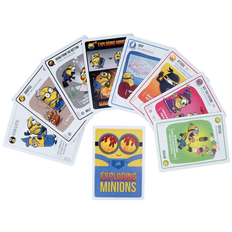Exploding Kittens Exploding Minions by Exploding Kittens - 2-5 Players - Ages 7+ - 15 Minutes to Play - Minions Themed High Stakes Card Game - Party Game, Ideal for Family Night, Kid and Adult - Image 4