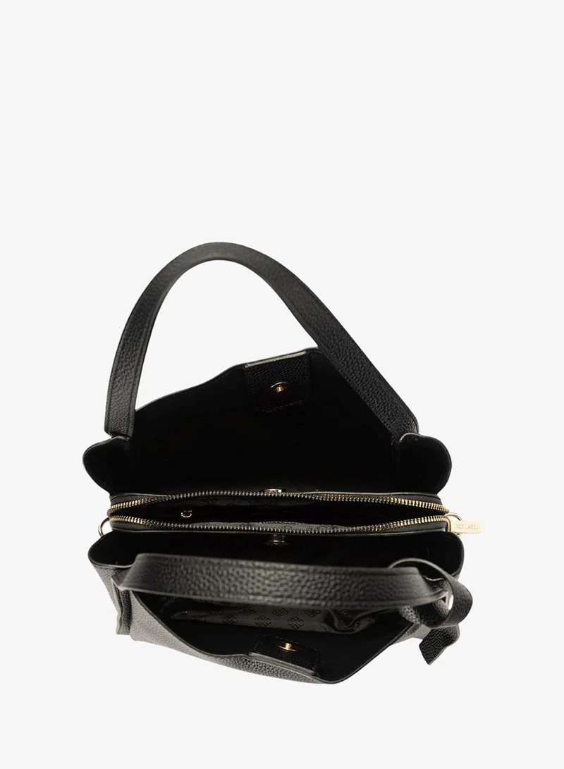Bata Textured Shoulder Bag
