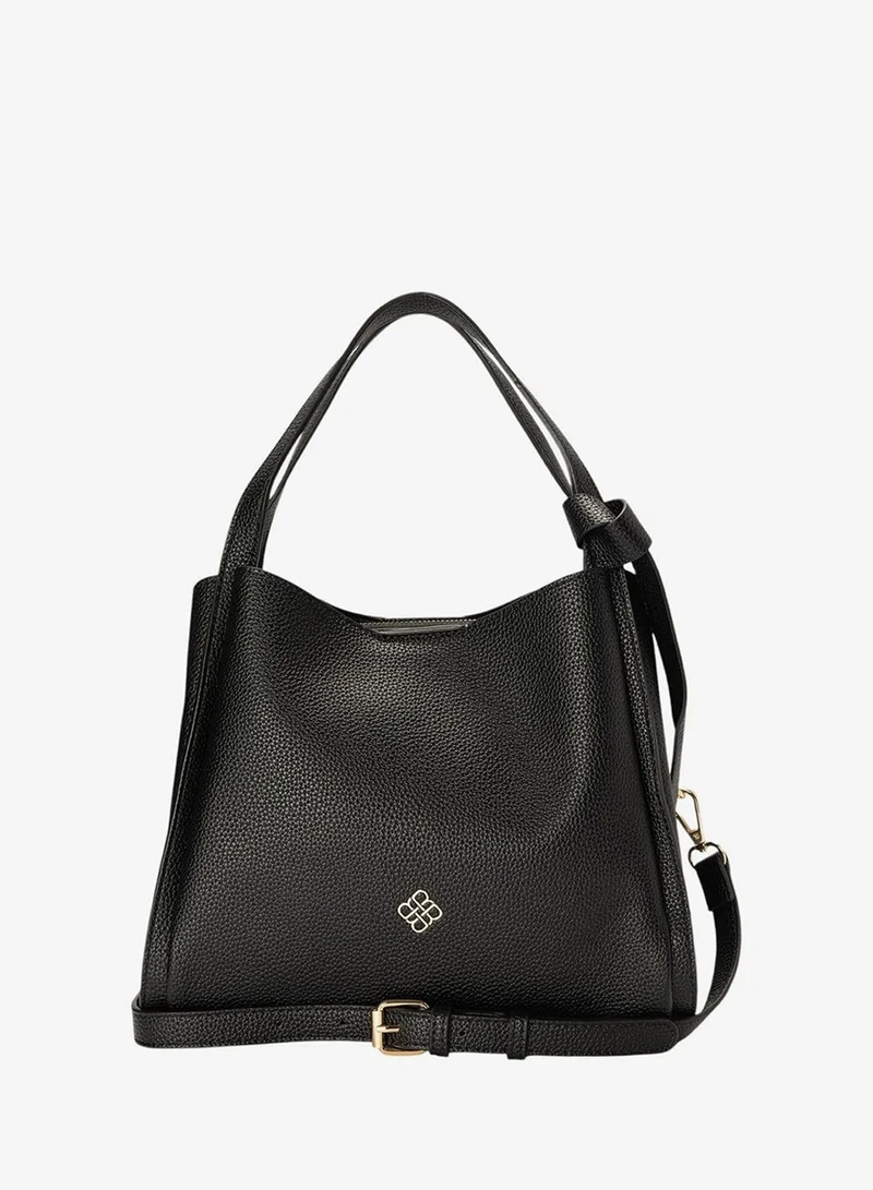 Bata Textured Shoulder Bag