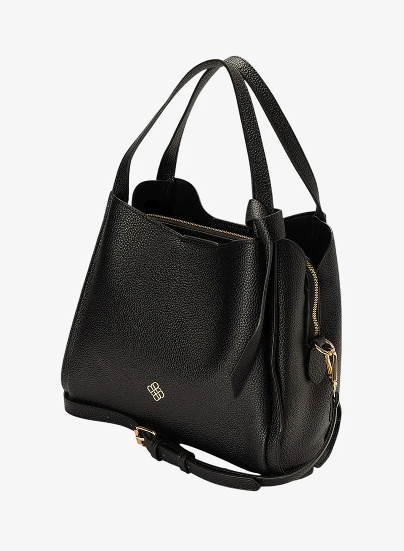 Bata Textured Shoulder Bag