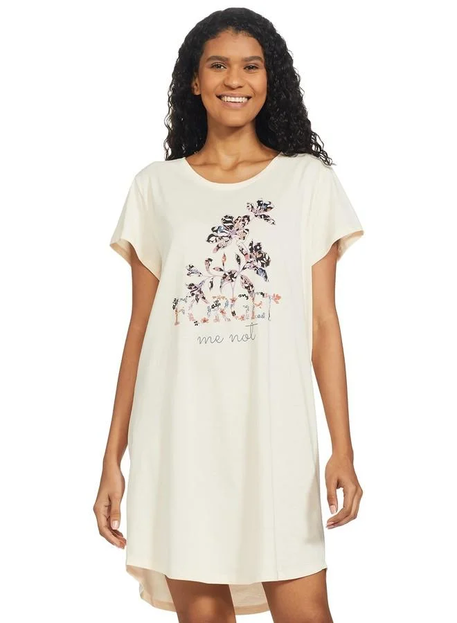 Triumph Triumph Women's Nightdresses NDK 01 X Nightgown (H000133_Pearl Beige_XL)