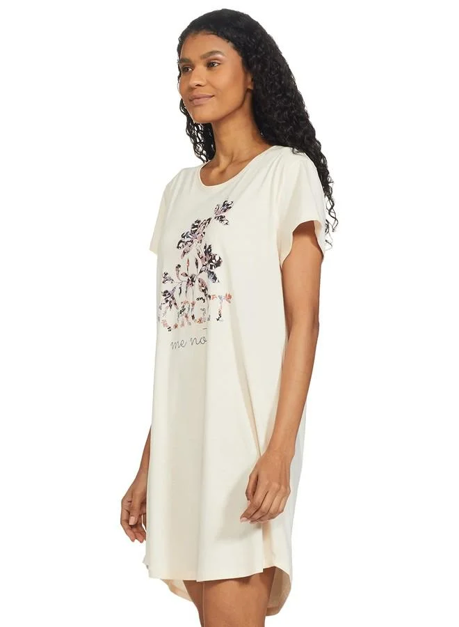 Triumph Triumph Women's Nightdresses NDK 01 X Nightgown (H000133_Pearl Beige_XL)
