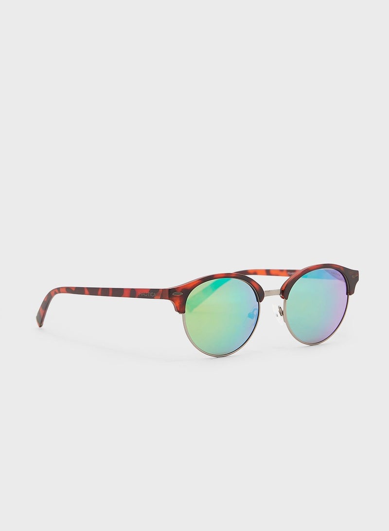 نوتيكا نظارة شمسية مستديرة - Image 1