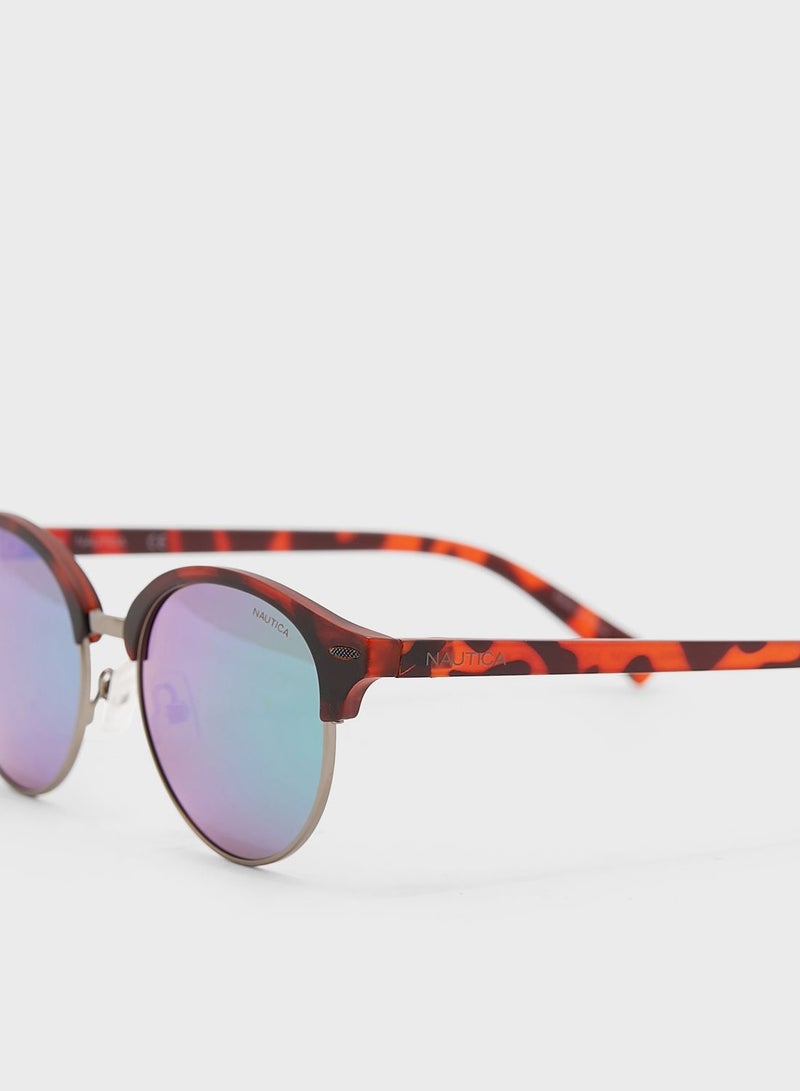 نوتيكا نظارة شمسية مستديرة - Image 3