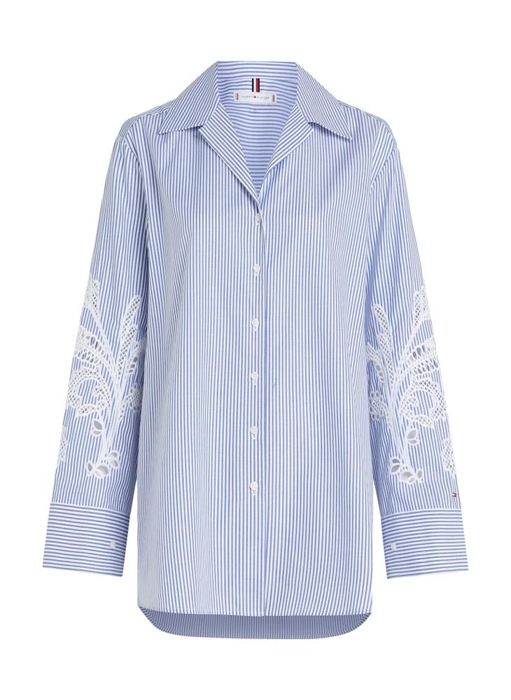 TOMMY HILFIGER Flower Embroidered Shirt - Image 5