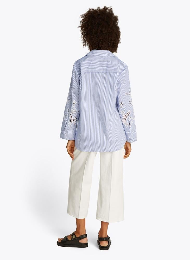 TOMMY HILFIGER Flower Embroidered Shirt - Image 2