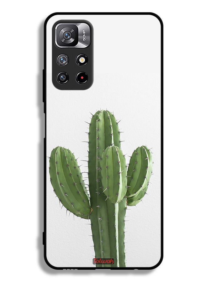 Tolwak Xiaomi Redmi Note 11 4G Protective Case Cover Cactus Plant - Image 2