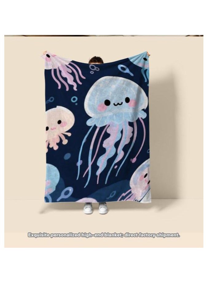 general Children's or student cartoon flannel thin blanket (warm and comfortable, suitable for sleep, games) 100cm*150cm - Image 4