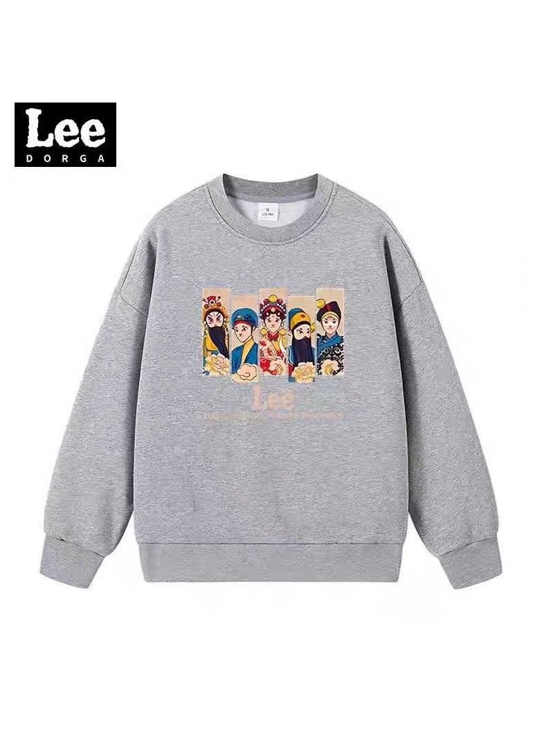 LEE Lee Brand Hoodie Loose Casual Round Neck Long Sleeved Hoodie  - Image 1