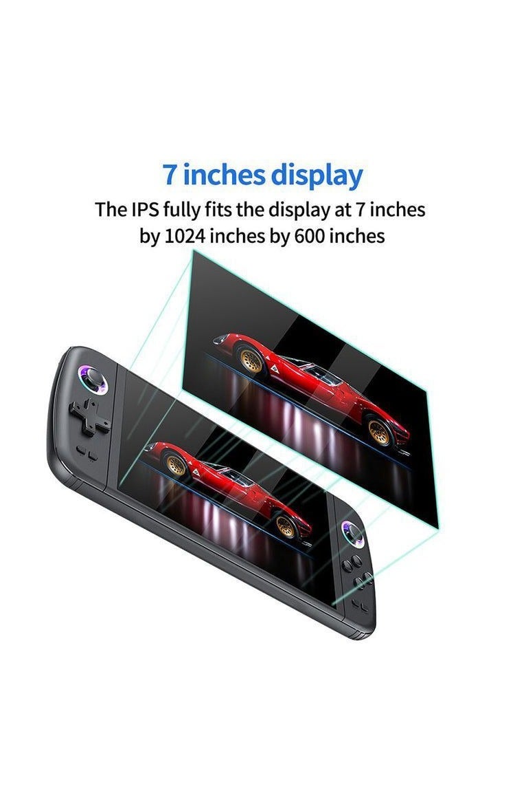 BlueFire Portable Retro Handheld Game Console with Joystick, 7-Inch Color Screen, 64GB Memory, 20,000+ Built-In Classic Games, Bluetooth, TV Output, Rechargeable Battery, Black - Image 4