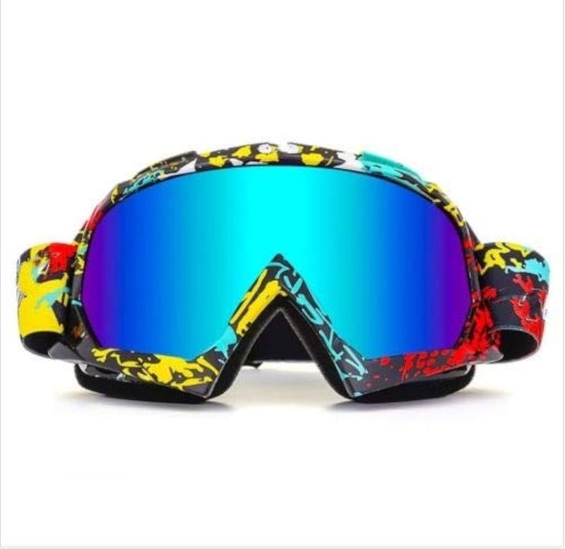 Zsling OTG Ski Snow Goggles, UV Protection Anti Fog Snowboard Goggles for Men Women Youth, Dirt Bike,Motocross,UTV MX Offroad Racing goggles