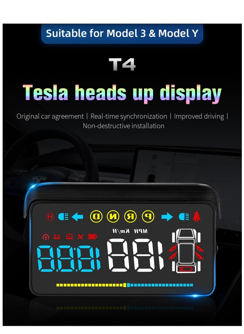 GULFLINK GULFLINK Head Up Display T4 For Tesla Model 3 And Model Y  - Image 5