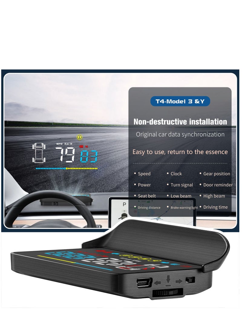 GULFLINK GULFLINK Head Up Display T4 For Tesla Model 3 And Model Y  - Image 3
