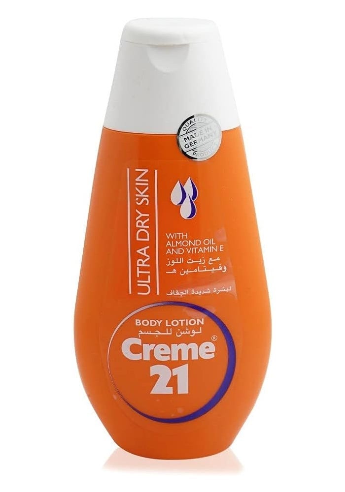 Creme 21 Body Lotion for Ultra Dry Skin with Almond Oil and Vitamin E, 250ml (Pack of 2) - Image 2