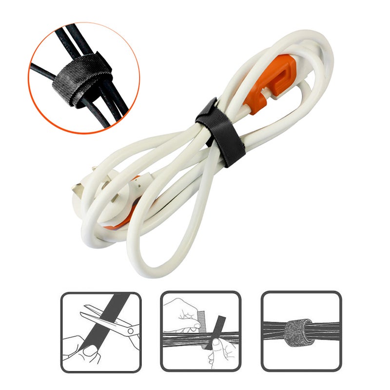 منظم أسلاك ملفوف أسود - Image 5