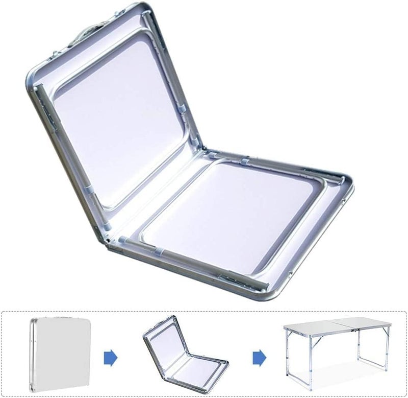 Harmony Home Foldable Breakfast Table – Multipurpose Laptop Desk, Bed Table & Serving Tray with Folding Legs & Handles (120 x 60 cm) - Image 4