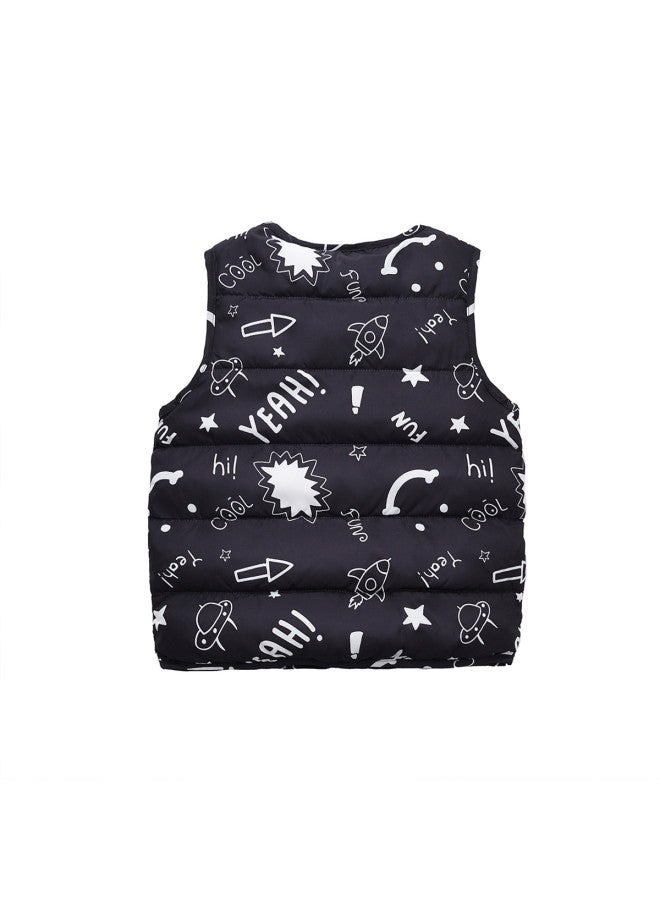 YaYa Baby Liner Children's Down Vest Boys Girls Vest Breathable Warm Lightweight School Uniform Essential - Image 3