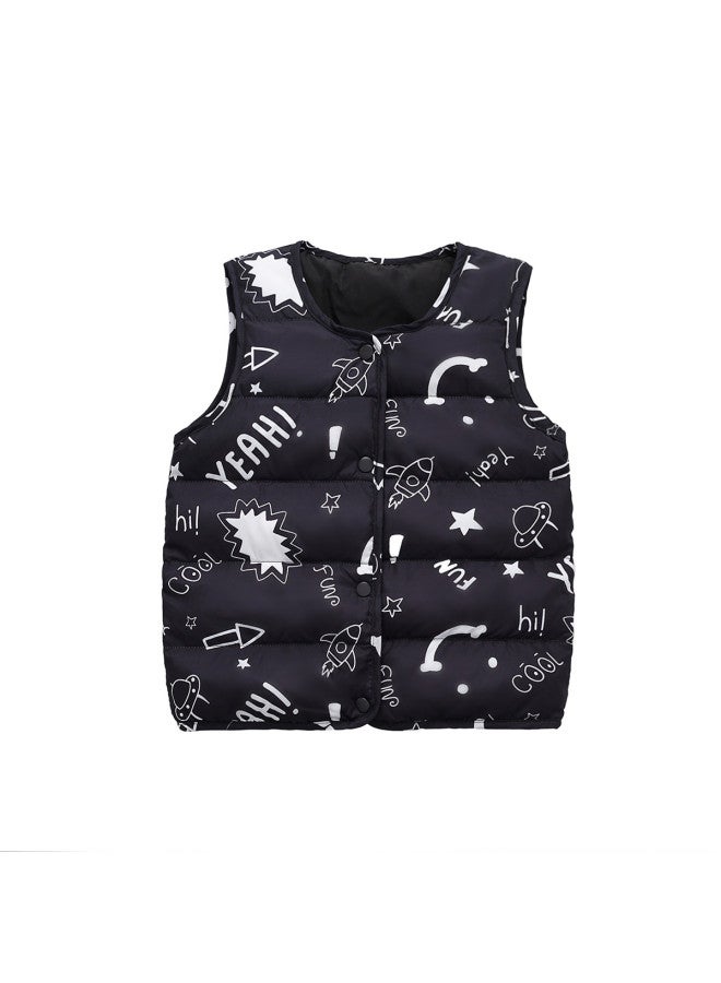 YaYa Baby Liner Children's Down Vest Boys Girls Vest Breathable Warm Lightweight School Uniform Essential - Image 2
