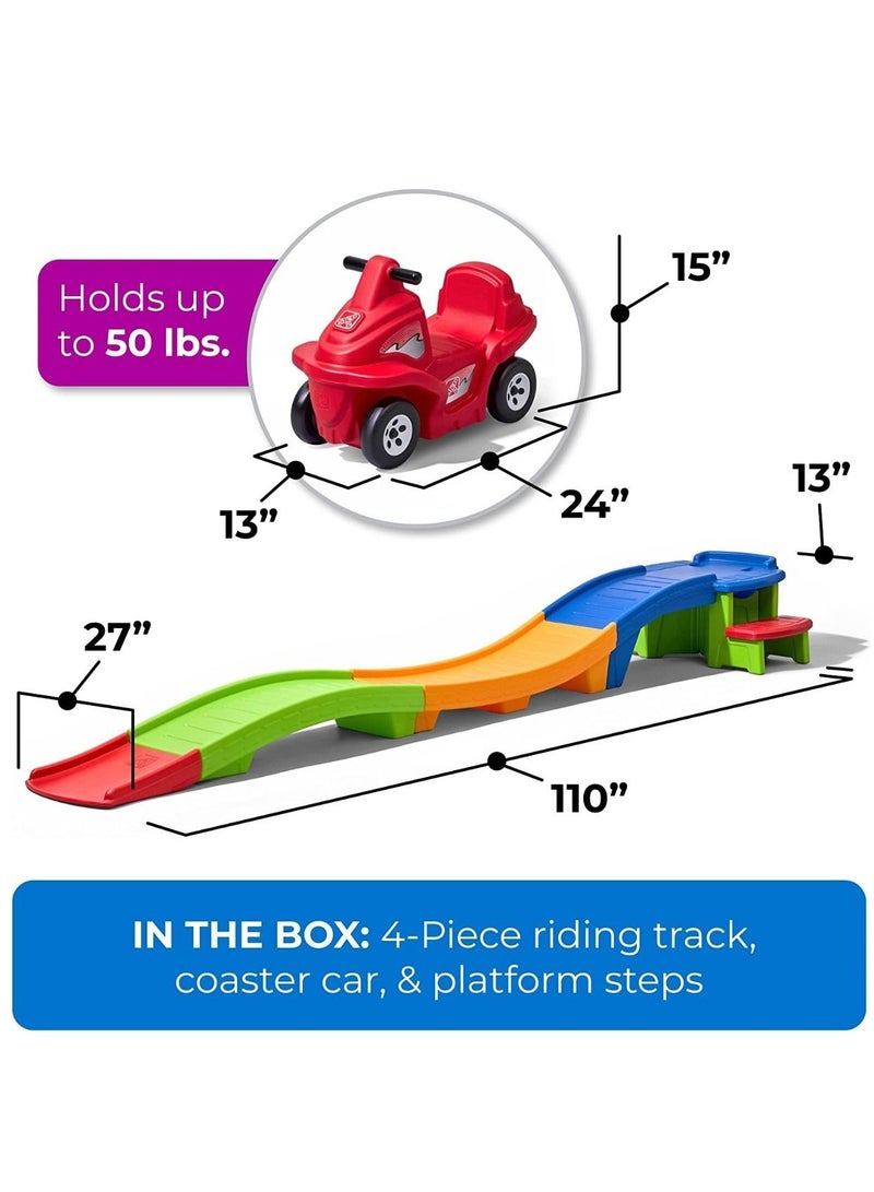 Step2 Up & Down Roller Coaster Rapid Ride & Hide Edition