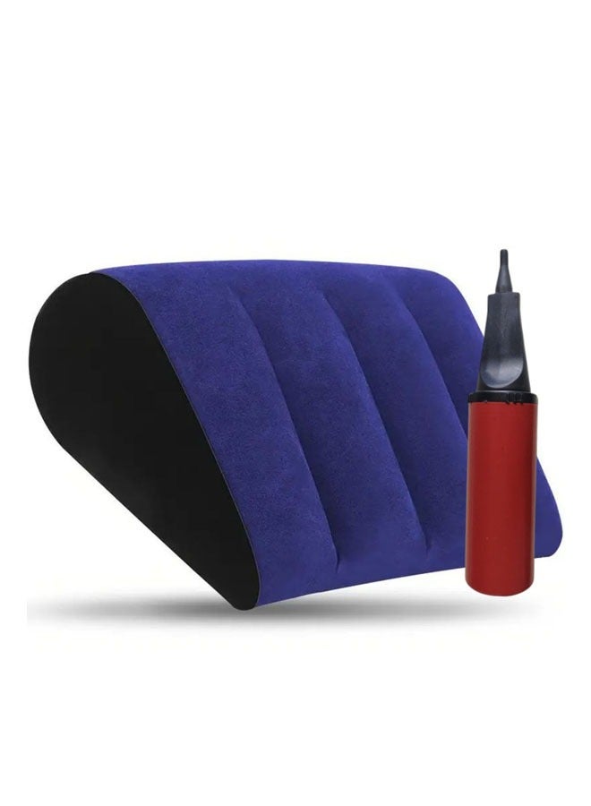 ZVEV Portable Inflatable Wedge Pillowï¼Lightweight Body Positioning Inflatable Cushion Suitable for Sleeping Leg Elevation Back and Neck Support Travel Fast Inflating and Deflatingï¼1 PCSï¼ - Image 1