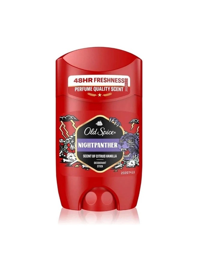 Old Spice Nightpanther Deodorant Stick for Men, 50ml, Pack of 6 - Image 3