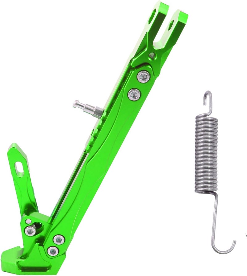 TIRGE Universal Motorcycle CNC Kickstand Adjust Tripod Holder - Green (26cm-30cm) - Image 1