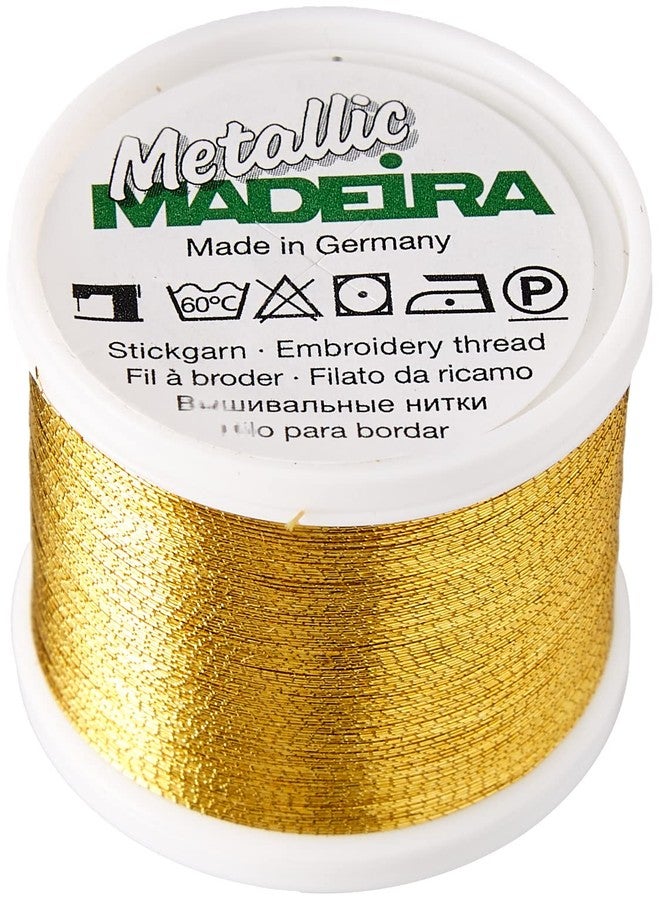 Madeira Tacony Corporation Madeira Metallic Thread 200 Meters-Gold - Image 1