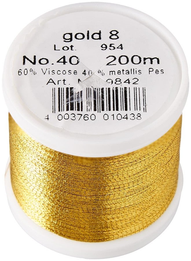 Madeira Tacony Corporation Madeira Metallic Thread 200 Meters-Gold - Image 2