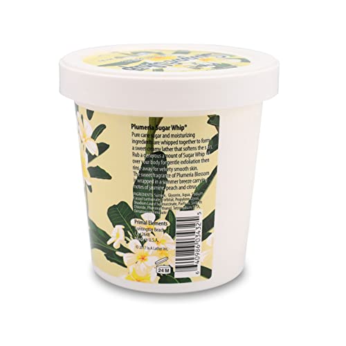 Primal Elements Plumeria Sugar Whip, 10 Ounce - Image 2