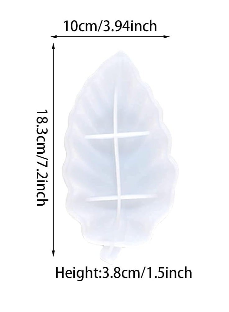 Tropical Leaf Silicone Resin Molds for Jewelry Trays, Epoxy Casting, Fruit Plates, DIY Salad Plates, Storage Boxes, Ashtrays, and Coasters (Elm Leaf) - Image 5