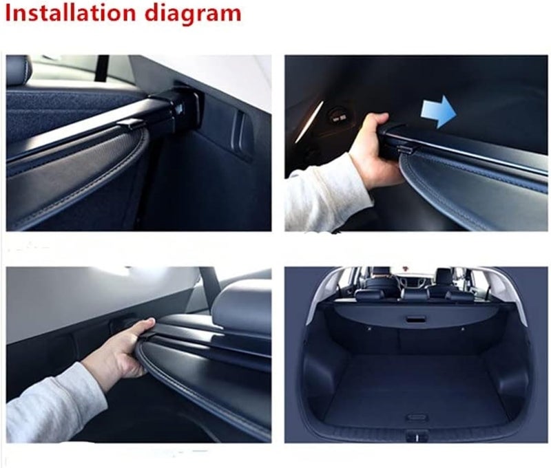 QASULER Trunk Partition Cover for Kia Sportage - Image 3
