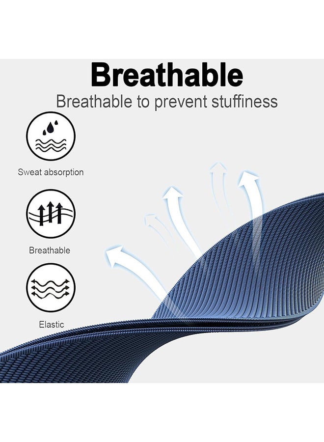 O Ozone Nylon Sport Band Compatible with Whoop 4.0 Band, Fast-Drying and Sweat-Wicking, Soft Adjustable Breathable Wristband Strap - - Midnight blue - Image 2